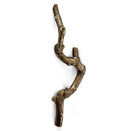 LIMB Door Pull Handle - 220mm - Aged br