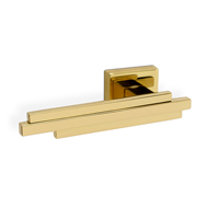 SKYLINE Door Lever Handle - Polished Br