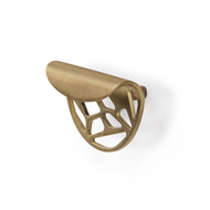 ATLAS Cabinet Knob - Brushed Brass Fini