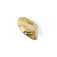 IKE Cabinet Knob -  Polished Brass Fini