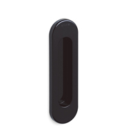 NEMI - Brass Flush Handle - White Finis