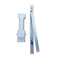 Concealed Door Closer  - Silver Finish 