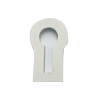 Square Key Hole (Small) - White Finish