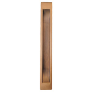 Sliding Flush Handle - 128mm - Brass An