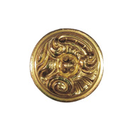 Cabint Knob - 35mm - Polished Brass Fin