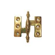 Mandir Hinge - Polished Brass