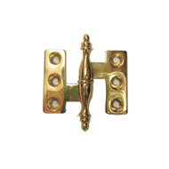 Mandir Hinge - Polished Brass Finish