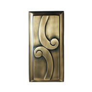 Oblong Brass Door Knob - Size 190X95mm 