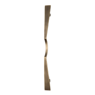Bevelled Brass Door Pull Handle - Size 