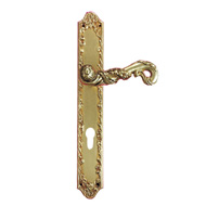 POESIA Lever Handle on Small Plate in F