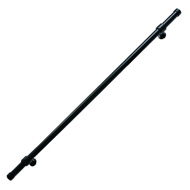 Round Door Pull Handle - Matt Black Fin