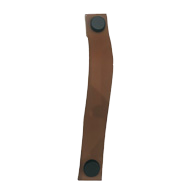 Leather  Cabinet Handle - 190mm - Brown