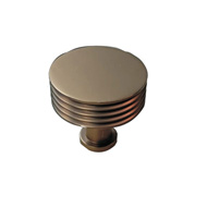 Cabinet Knob - 35mm - PVD Rose Gold Fin