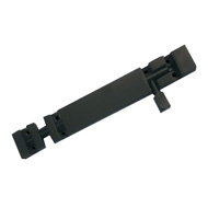 Tower Bolt - RECTANGLE - Black Matt - 6