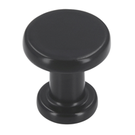 Cabinet Knob - 20mm - Black Matt Finish