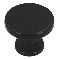 Cabinet Knob - 30mm - Black Matt Finish