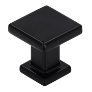 Cabinet Knob - 20mm - Black Matt Finish