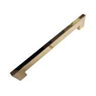 Door Pull Handle - 450mm - PVD Gold Fin