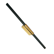 Cabinet Handle - 200mm - Black Gold Fin