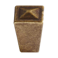 Cabinet Knob - 18mm - Antique Brass Tru