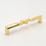 Cabinet Handle - Gold Finish - 128mm