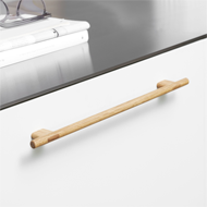 Join Wood Cabinet Handle - Clear Lacque