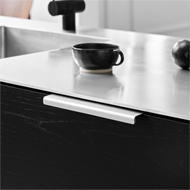 Artisan Cabinet Handle - Aluminium Inox