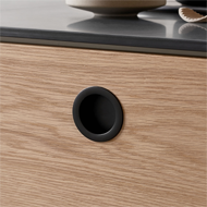 Tub Round Cabinet Flush Handle - 52mm -