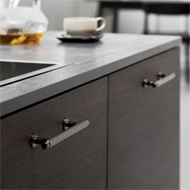Villa Round - Cabinet Handle - Black Ni