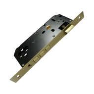 Lock Body - 85x45mm - Polishe Brass Fin