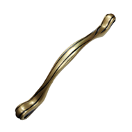 Brass Door Pull Handle - 580mm - Antiqu
