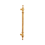 Bombay Old Gold Pull Handle with Roses