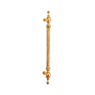 Bombay Old Gold Pull Handle with Roses 