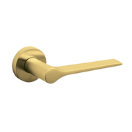 LAMA L Door Handle - Brass - Super Gold
