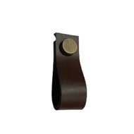 Urban Loop Leather Cabinet Handle - Dar