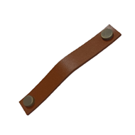 Urban Leather Cabinet Handle - 7" - Lig