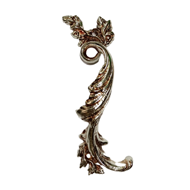 Man Cabinet Handle - Silver/Old Gold Fi