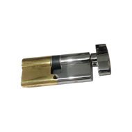 Cylinder Lock - 70mm LxK - CP + PVD Gol