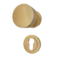 Send Knurling Mortise Knob - SB Finish