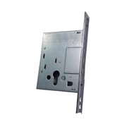 3 Bolt Heavy Dead Lock - 60mm - Chrome 