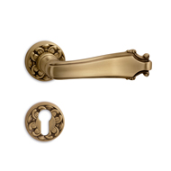 RAVENNA Door Lever Handle on rose - Old