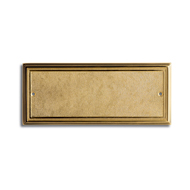 BELLAGIO COVER PLATE - Satin Bronze Fin