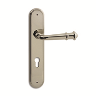 TUDOR Door Lever Handle on plate - 270m