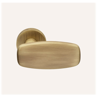 Entry Door Knob On Rose - Patine Matt F