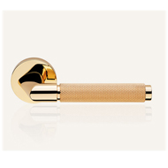Grip Mortise Handle On Rose - Gold Plat