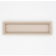 Flush Cabinet Handle -160mm - Satin Bra