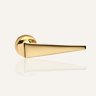 KOMFORT Mortise Handle on Rose - Gold P