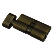 Cylinder Lock LXK - 60mm - Antique Bras