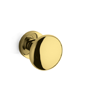 EDISON Ø60 Central Door Knob - Brass - 