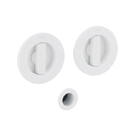 DANTE Brass Flush Handle - Matt White F